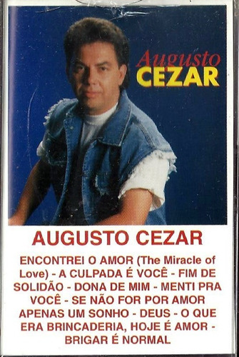Fita K7: Augusto Cezar Encontrei O Amor (annie Lennox, Mpb)