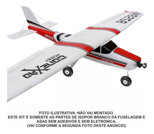 Kit Aeromodelo Cessna 182 Para Montar - 150 Cm De Altura