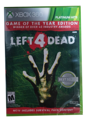 Left 4 Dead Game Of The Year Edition Xbox 360 Sellado (Reacondicionado)