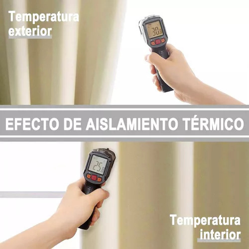 Y 2pzs Cortinas Blackout Para Recamara Sala Premium