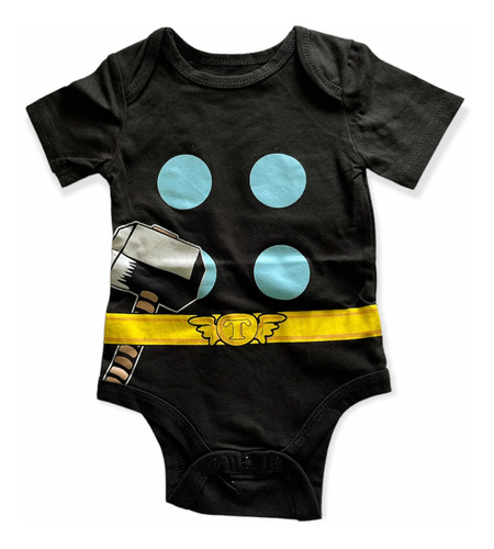 Imagen 5 de 5 de Set De 5 Monitos Avengers Ropa Bebés Marvel