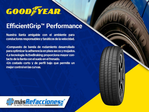 Par Llantas 225/55r16 95w Goodyear Efficientgrip Performance