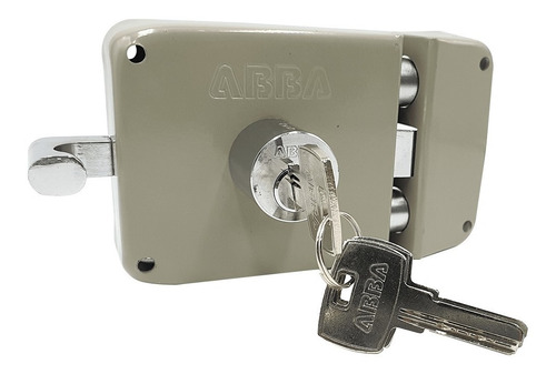 Imagen 2 de 5 de Cerradura Sobreponer Alta Seguridad Abba Garantía De X Vida