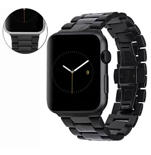 Correa Acero Case Mate Compatible Con Apple Watch 45mm Negro