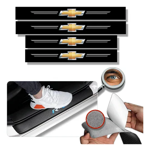 comprar Cubre Zocalos Cruze Prisma Spin Cuerina Carbon Tuningchrome