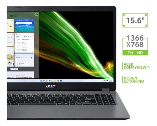 Notebook Aspire 3 A315-56 15.6 Intel Core I3 4ram 256gb Ssd (Usado)