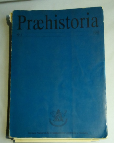 Prehistoria. Revista Del Programa De Estudios Prehistóricos.
