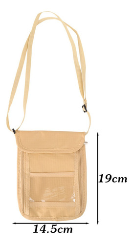 Bolso Tipo Bandolera Con Cremallera Para Colgar En El Cuello