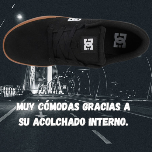 Zapatillas Hombre Dc Shoes Urbanas Crisis 2 Negro Marron