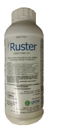 Insecticida Ruster X 1 L Contra Tijeretas, Polillas, Etc