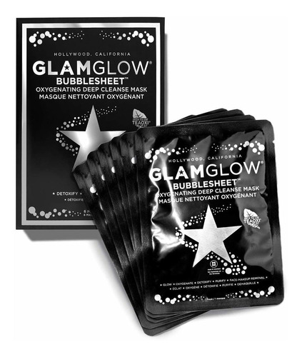 Glam Glow - Máscara De Limpieza Profunda Oxigenante De Hoja
