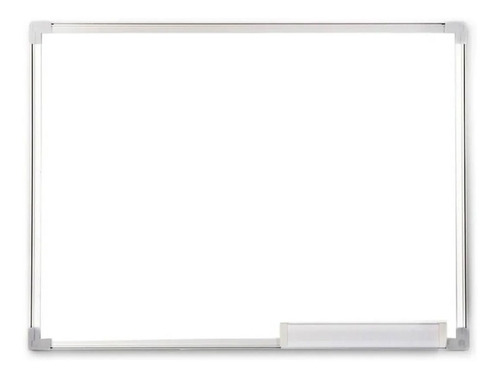 Pizarra Acrílica Blanca Magnética Borde Aluminio De 30x40 Cm