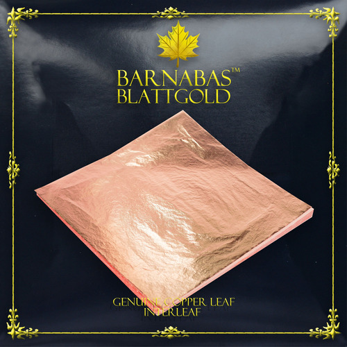 Hoja Cobre Autentica Barnaba Blattgold 100 5.5 Plgada