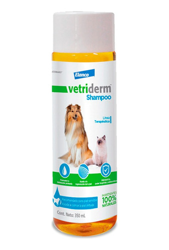 Vetriderm® Shampoo Para Perros Y Gatos De Tipo Terapéutico