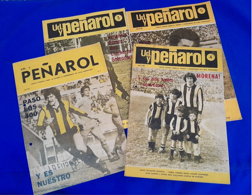 Cuatro Revistas Partidarias Del Club Atlético Peñarol 