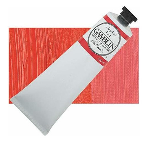 Gamblin Artist Oil Color - Napthol Red - Tubo De 150 Ml