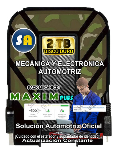 Pack Mecánico Maxim 2tb Software Diagramas Eléctricos Autos