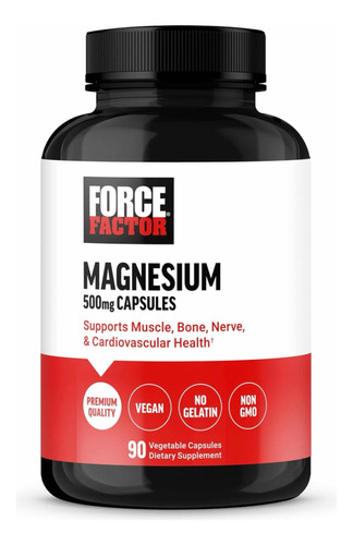 Magnesium 500mg Force Factor 90 Capsules