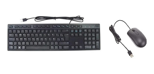 Dell Kit  Teclado Español Y Mouse Alambrico Usb Garantia