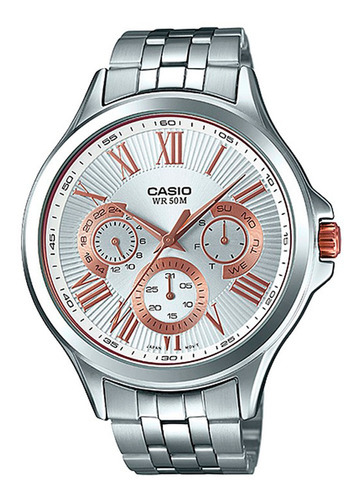 Relógio Casio - Clássico - Prata - Mtp-e308d-7avdf