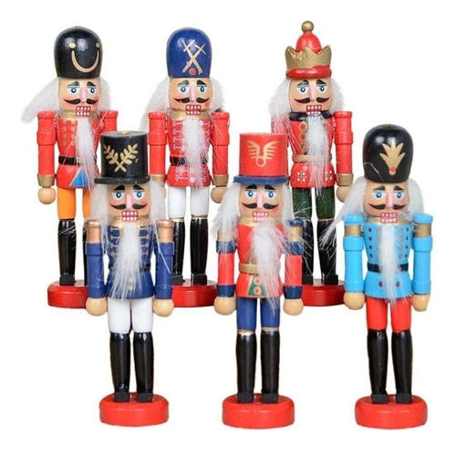 Lazhu 6x Nutcracker Doll Birthday Gifts