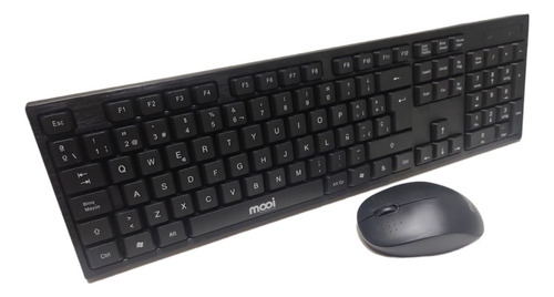 Kit Combo Teclado/mouse Inalambrico Wireless 2.4g 10m Pila