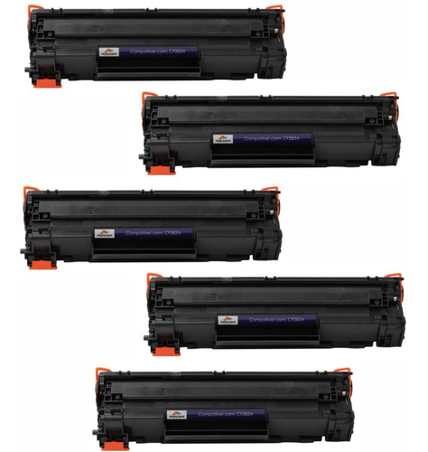 Kit 5 Toners Hp Laserjet P1102w P1102 M1132 Ce285a 85a 435a