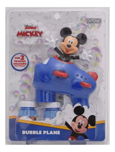 Burbujero Bubble Plane Con 2 Soluciones Disney Ditoys