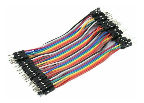 Cables Dupont 20cm 40p Macho Macho Para Modulos Arduino Rasp