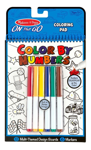 Bloc Album Para Colorear Por Numero Melissa And Doug (Usado)