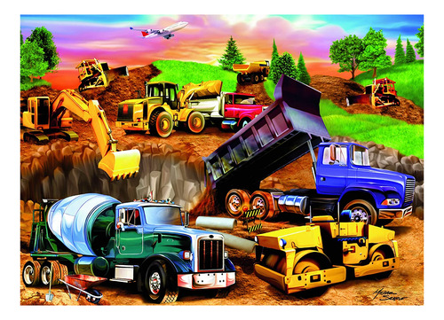 Ravensburger Construction Crowd - Rompecabezas De 60 Piezas