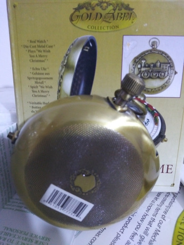 Imagen 5 de 7 de Reloj Gold Abel Coleccion De Al Darle Cuerda Gira Tren 8cm D