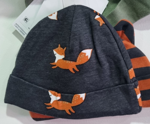 Gorro Para Bebe De La Marca Gerber Pack De 3 Piezas Sfn