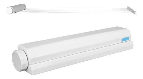 Tendedero Retractil Secador De Ropa Colgador Retractil Pared