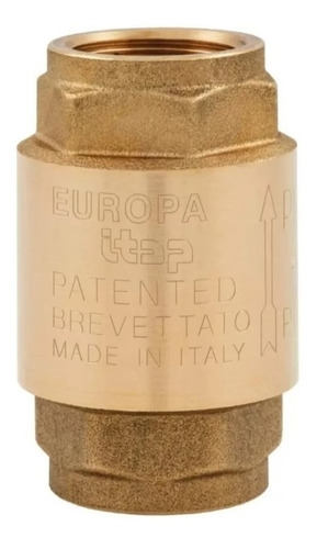 Valvula Check 1 Pulgada Europa 100% Cobre Italiana Gtia Itap