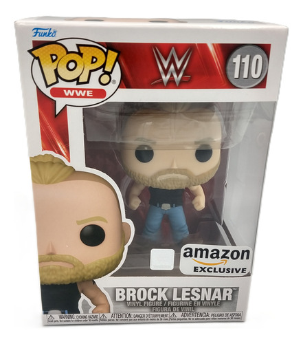 Funko Pop #110, Brock Lesnar + Protector Transparente.