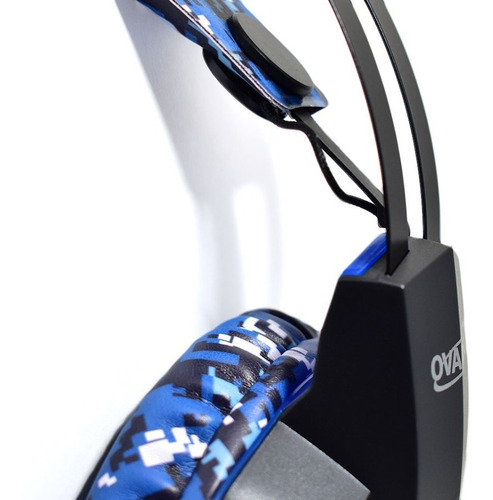 Imagen 4 de 8 de Auricular Gaming Camuflado 7.1 Usb Pc, Software, Mic. Y Leds