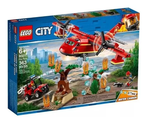 Lego 60217 City Avião De Combate Ao Fogo Cod 360