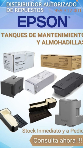 Error Tampon O Almohadillas Epson Llenas. (error E-11, E-10
