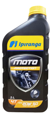 Óleo Moto 20w50 Mineral Ipiranga Protection 4 Tempos 1 Litro