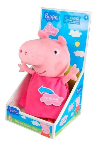 Peluche Interactivo Peppa Pig 7 Sonido - Intek