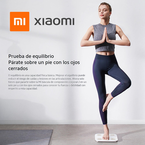 Xiaomi Mi Body Composition Scale 2, Báscula Smart Digital Bt