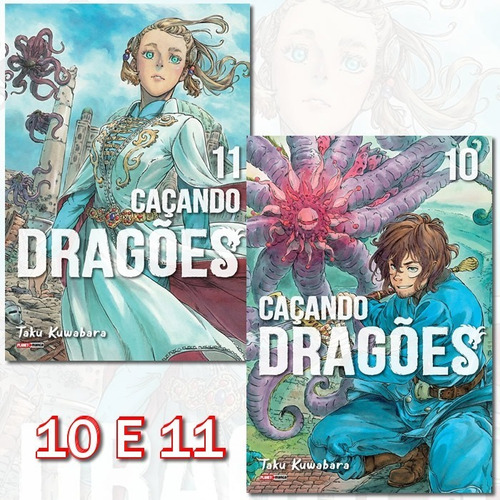 Caçando Dragões 10 E 11! Mangá Panini! Novo E Lacrado!