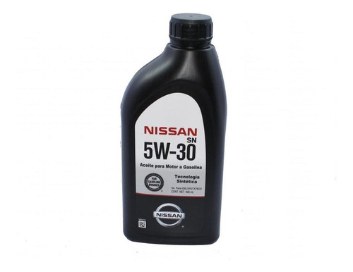 Aceite Motor Sintetico 5w30 4 L. Armada 2018 Nissan