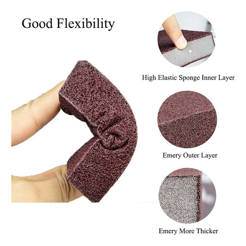 Esponjas De Esmeril W Carborundum Sponge Para Una Limpieza R