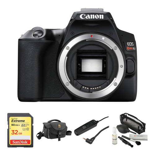 Canon Eos Rebel Sl3 Dslr Camara Body Basic Kit (black)