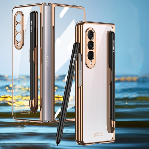 Funda Gkk Pen Slot Phantom Para Samsung Galaxy Z Fold3 5g