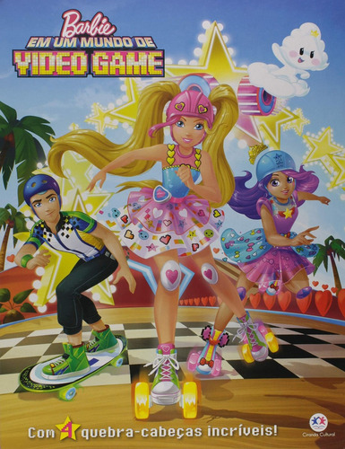 Livro Barbie Quebra-cabeca - Em Um Mundo De Video Game