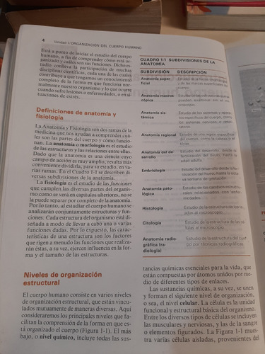 Principios De Anatomía Y Fisiología - Gerard J. Tortora (Usado)
