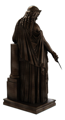 Estátua Medeia Mitologia Grega Estatueta Cor Cor Cobre Antigo